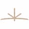 Ekena Millwork Alberta Smooth Timber Gable Bracket, Douglas Fir, 84"W x 35"H x 1 1/2"D x 3 1/2"F, 10/12 Pitch GBW084X35X0204ALB00SDF - alternate 1